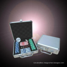 Deluxe 300 Chip Aluminum Poker Chip Case - New! Aluminum Poker Chip Case